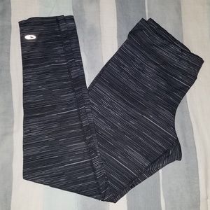 Champion Athletic Leggings black & grey-sz XL